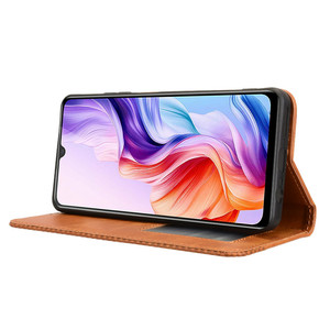 Funda de teléfono de cuero con diseño retro y hebilla magnética para ZTE Blade A76 5G - Product Image 4