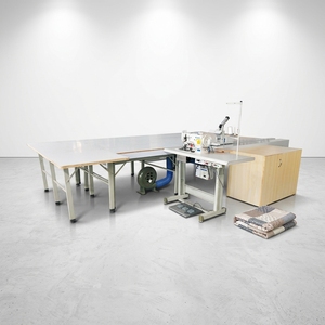 Lock Stitch Overlock Industrial Sewing <b>Machine</b> High Speed Sewing and <b>Trimming</b> <b>Machine</b> - Product Image 1