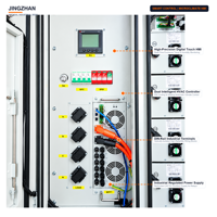 Armoire de stockage d'énergie refroidie par air 125 kW 261 kWh, système de batterie industriel et commercial pour centrales solaires et utilités