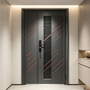 Puertas de Seguridad de Aluminio de Alta Calidad, Puerta de Entrada Resistente a Huracanes con Personalización Completa - Product Image 4