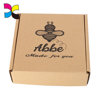 Caja de papel kraft personalizada, cajas de envío de papel corrugado