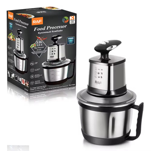 Picadora de Carne Multifuncional para el Hogar, de Acero Inoxidable, 3L, Picadora de Alimentos, Trituradora de Ñame, Procesador de Alimentos con Asa - Product Image 5