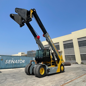 Chariot élévateur télescopique électrique double mini SOCMA 16T 18T avec élingue à câble, construction métallique pour le levage de nouveaux conteneurs - Product Image 4