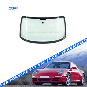 Vidrio de seguridad solarizado con banda verde OE 99654190100, pieza de ventana delantera para Porsche 911 996 1998-2004 - Product Image 1
