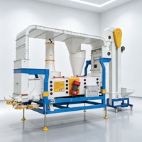 Machine de nettoyage d'écran à grande capacité par aspiration d'air, éliminant les impuretés légères et grossières, ligne de traitement de tri et de calibrage des graines