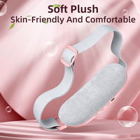 Cinturón Térmico Menstrual Recargable Phenitech con 4 Modos de Vibración y Masaje para Aliviar Cólicos Menstruales en Mujeres