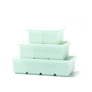 Công Suất Lớn Tái Sử Dụng Silicone Khay Đá Với Nắp Hộ Gia Đình Khuôn Đá Và Hộp Cho Làm Đá - Product Image 1