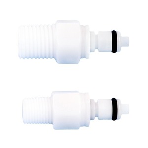 Jijou M ชุด1/8Npt-1/4Npt เกลียววาล์วหยุด POM ข้อต่อพลาสติกสำหรับท่อ9.7-12.7มม - Product Image 5