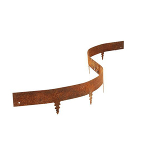 Table de Patio d'Extérieur en Acier Corten Créatif et Moderne, Décoration Irrégulière, Bordure de Paysage, Ornements de Jardin - Product Image 1