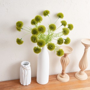 Flor de Diente de León Artificial Winona, Verde, de PVC y Goma Suave, Decoración para Bodas, Manualidades, Estilo INS, Decoración para el Hogar - Product Image 1