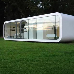 Casa prefabricada con contenedor desmontable, cápsula de manzana, oficina, pequeña casa, cabina de manzana interior, vaina de oficina, vainas de oficina para jardín - Product Image 1