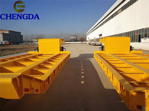 <span class=keywords><strong>Promotion</strong></span> d'usine <span class=keywords><strong>Remorque</strong></span> de camion à plateau surbaissé à <span class=keywords><strong>2</strong></span> <span class=keywords><strong>essieux</strong></span> - Product Image 6