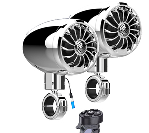 Không thấm nước xe máy Loa Hi-Fi âm thanh chất lượng xe máy hệ thống âm thanh cho Harley xe máy hỗ trợ BT, FM, SD, USB - Product Image 1