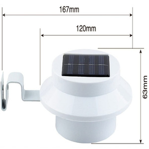 Luz LED Solar para Aleros, Iluminación Exterior Resistente a la Lluvia, Material ABS, 6-12 Horas de Duración, Uso en Jardín - Product Image 2