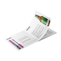 Brochures, catalogues et magazines professionnels imprimés offset de qualité supérieure, avec logo couleur personnalisé, finition mate anti-rayures