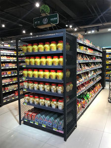 Precio de fábrica 2025, estante de supermercado de acero de 5 capas, estantes de góndola usados de doble cara de Metal - Product Image 3