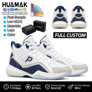 Baskets de basketball montantes en gros pour hommes et femmes, classiques, d'extérieur, respirantes, en maille, style rétro, personnalisables OEM - Product Image 1