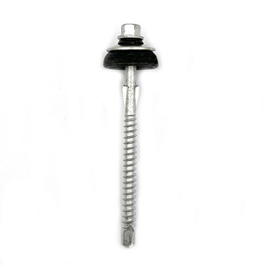 สกรูเจาะยึดเองแบบหัวหกเหลี่ยม Storm-tite Storm-lock HWH เหล็กต่อเหล็ก C5 สำหรับงานหลังคา - Product Image 1