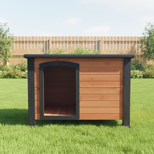 Caseta para Perros de Exterior EN STOCK SDD007M, Caseta de Madera con Techo Impermeable para Perros, Casa Premium para Perros - Product Image 2