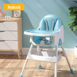 <span class=keywords><strong>Chaise</strong></span> multi-fonction 3 en 1 en acrylique, pliante, haute salle à manger pour bébés enfants, en plastique d'alimentation pour enfants - Product Image 1