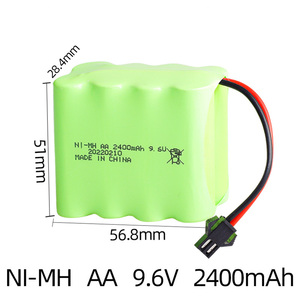 ソーラーライト懐中電灯用9.6V 2400mAh充電式ニッケルカドミウム電池パック家電製品ロングサイクル - Product Image 4