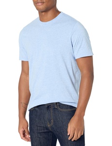 Camiseta de algodón esencial de verano para hombre, ropa informal de manga corta con cuello redondo y logotipo pequeño - Product Image 4