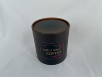 Emballage de luxe OEM personnalisé fait main, écologique, biodégradable et recyclable pour pots de bougies avec couvercle en papier et effet de couleur évanescente