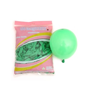 Ballons poinçonnés en latex, 5 pouces, jaune pastel, nouvelle mode, décoration de fête, paquet de 200 pièces - Product Image 1