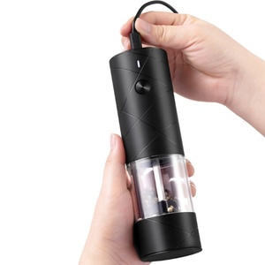 Latest Type-C Electric USB Rechargeable Salt and <b>Pepper</b> Mill <b>Grinder</b> Set with Led Light - Product Image 5