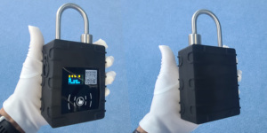 Candados Dispositivos espía <span class=keywords><strong>Icloud</strong></span> Desbloqueo Dispositivo de seguimiento Gps Batería de alta capacidad 4G GPS NFC Unseal Lock G300N - Product Image 6
