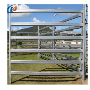 Grosir tabung Oval halaman pertanian rel ternak kuda pagar panel pagar hewan Corral - Product Image 1