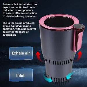 Smart Cooling Heating Car Cup Holder Intelligent Hot and Cold Cup Holder Mini Car <b>Refrigerator</b> Office Cooling and Heating - Product Image 5