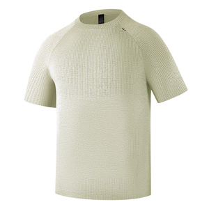 Camiseta Deportiva Ultraligera para Hombre, Sin Costuras, de Secado Rápido, Cationica, Transpirable, Cuello Redondo, para Verano, Fitness - Product Image 3