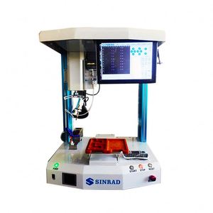 New 4-axis Motor Automatic Soldering <b>Machine</b> Desktop Soldering Robot With Flowing Line Desktop Soldering Robot With Line - Product Image 1