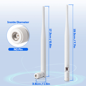 Superbat 6dBi 2,4 GHz 5GHz 5,8 GHz Antena de doble banda WiFi para Netgear R6400-100NAS AC1750 R6050 <span class=keywords><strong>AC750</strong></span> JCG JYRN4 - Product Image 2