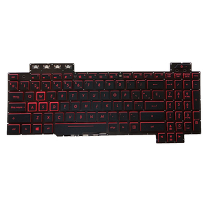 Pour <span class=keywords><strong>Asus</strong></span> <span class=keywords><strong>TUF</strong></span> <span class=keywords><strong>Gaming</strong></span> FX80 FX80GD FX80GE FX80GM <span class=keywords><strong>Clavier</strong></span> Espagnol Rouge Rétro-Éclairé - Product Image 3