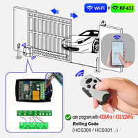 Tuya WIFI Interrupteur intelligent 433 MHz, récepteur de télécommande universel pour porte de garage, contrôleur multimarque à c