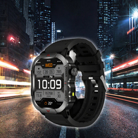 Reloj Inteligente X31 con Luz LED, Monitor de Actividad Física, Pantalla Cuadrada IPS de 2.01 Pulgadas, Resistente al Agua IP68, Monitor de Sueño y Frecuencia Cardíaca, Reloj Despertador