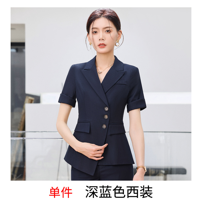 Dark blue suit