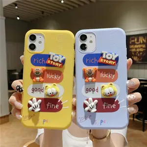 Tasarımcı sevimli karikatür arka kapak Samsung kılıfı galaxy A32 A23 A52 A72 A82 S23 Note20 Ultra M31 M32 silikon telefon kılıfı kawaii