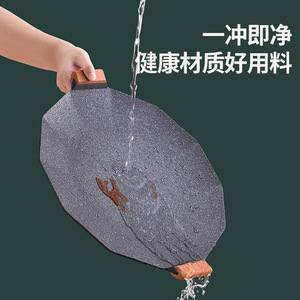 Portable Outdoor Camping Grill Pan Non-Stick Maifan Stone Cookware For Picnic And Grilling - Product Image 3
