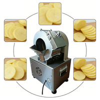 YYHB Easy Clean Gemotoriseerde Groentesnijder VC-220A met Afneembare Messenset 1800W Commercieel Catering Gebruik 220V