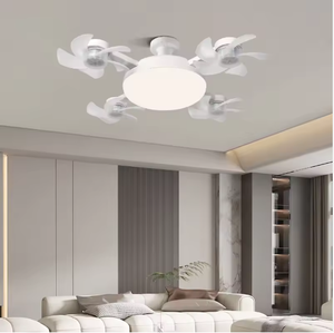 <span class=keywords><strong>Ventilateur</strong></span> de <span class=keywords><strong>plafond</strong></span> <span class=keywords><strong>silencieux</strong></span> moderne à LED <span class=keywords><strong>avec</strong></span> télécommande, 3 vitesses, variateur universel pour chambre et salle de bain - Product Image 4
