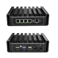 无风扇迷你电脑工业级处理器 J4125 N5100 N100 N305 ES 4LAN 2.5G Intel I226 NIC Linux 计算机 Pfsense 路由器 服务器 防火墙