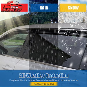 Viseras Acrílicas para Ventanas de Toyota Highlander 14-19, Deflectores de Lluvia Integrados en el Canal - Product Image 6