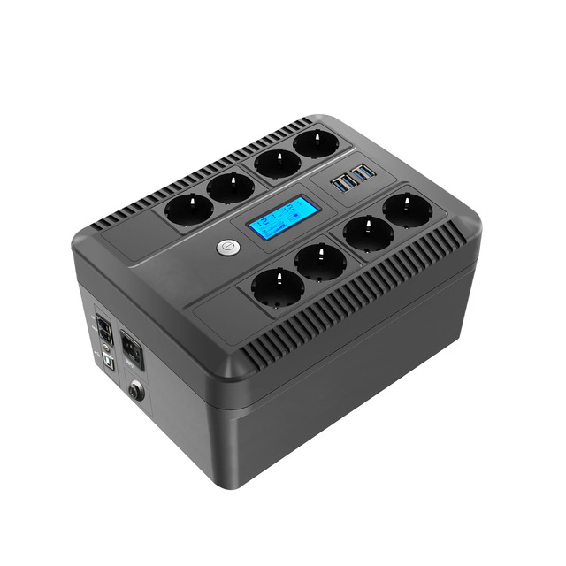 UPS,Avr,Hot Sales,Ht Series, With LCD,650va/360w ,Surge Protection,Simulated Sine Wave,Lead Acid Battery,sockets(optional)