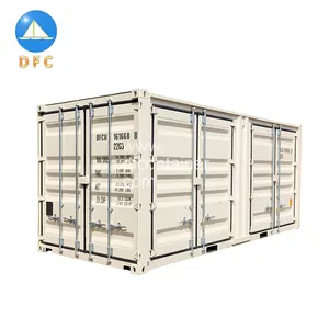 Container Hàng Hải 20 'Thùng Chứa Hàng Hải Mở Hai Bên Với Tường Bên Mở Thùng Chứa Vận Chuyển Bằng Kim Loại 20 Feet