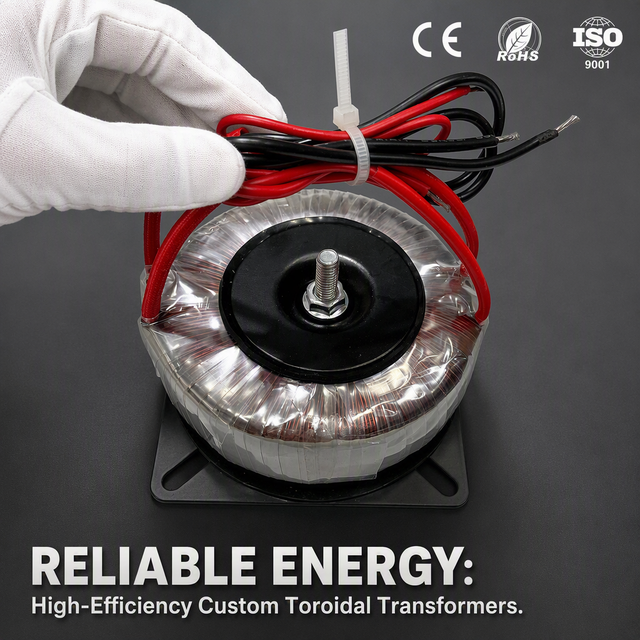 Tacway Pure Power High-Efficiency Custom 700W Toroidal Transformer 98% Efficiency Ring Core Power Transformer for Global Systems