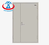 Porte coupe-feu double avec fenêtre 1400 mm * 2200 mm
