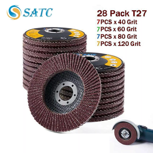 عجلة طحن من أكسيد الألومنيوم بزاوية حصى 80 80 بوصة ، طاحونة من OEM قابلة للتخصيص 28 مجموعة/كرتون - Product Image 2